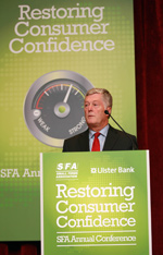 SFA Chairman Ian Martin took the Government to task at this year’s SFA Conference over reducing employers’ redundancy rebates.